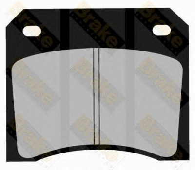BRAKE ENGINEERING pa273 -  Комплект тормозных колодок, дисковый тормоз